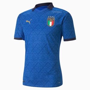 Fotbalové Dresy Itálie Domácí Dres 2021 - Krátký Rukáv