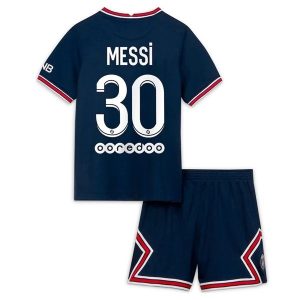 Fotbalový dres Paris Saint Germain PSG Messi 30 Dětské Domácí Dres Komplet 2021-2022